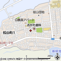 熊本県荒尾市桜山町2丁目11周辺の地図