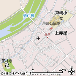 熊本県菊池市上赤星1101周辺の地図