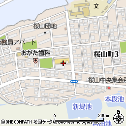熊本県荒尾市桜山町2丁目9周辺の地図
