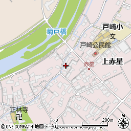 熊本県菊池市上赤星1097周辺の地図