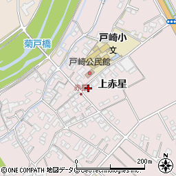 熊本県菊池市上赤星1131-4周辺の地図