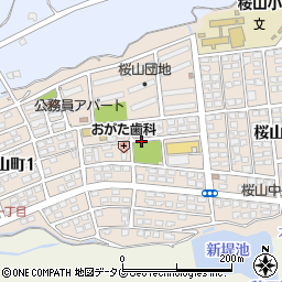 熊本県荒尾市桜山町2丁目周辺の地図
