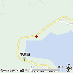 愛媛県南宇和郡愛南町中浦1363周辺の地図