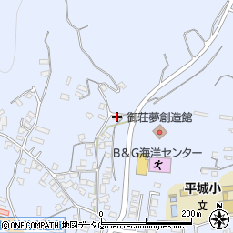 愛媛県南宇和郡愛南町御荘平城1628周辺の地図