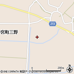 熊本県阿蘇市一の宮町三野1113周辺の地図