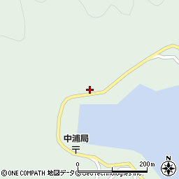 愛媛県南宇和郡愛南町中浦1372周辺の地図