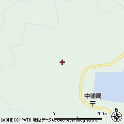 愛媛県南宇和郡愛南町中浦1233周辺の地図