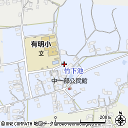 熊本県荒尾市一部601周辺の地図