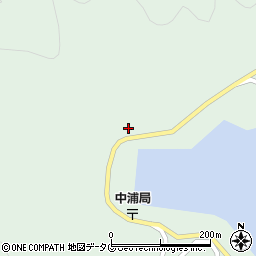 愛媛県南宇和郡愛南町中浦1381周辺の地図