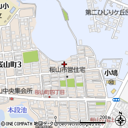 熊本県荒尾市桜山町4丁目14周辺の地図