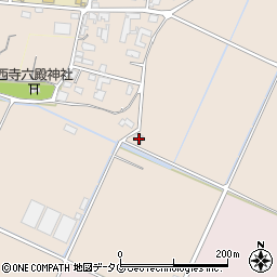 熊本県菊池市上西寺200周辺の地図
