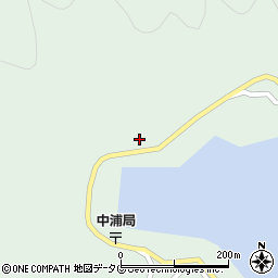 愛媛県南宇和郡愛南町中浦1372-1周辺の地図