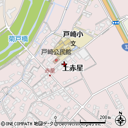 熊本県菊池市上赤星1148周辺の地図
