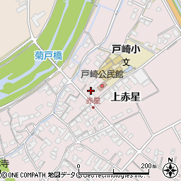 熊本県菊池市上赤星1156周辺の地図