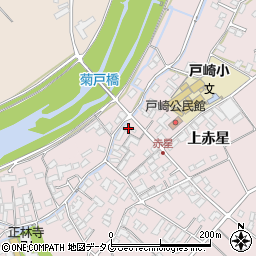 熊本県菊池市上赤星1181周辺の地図