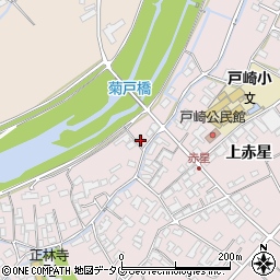 熊本県菊池市上赤星1183周辺の地図