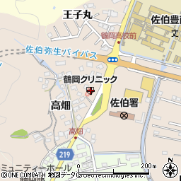 鶴岡クリニック周辺の地図
