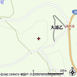 佐賀県藤津郡太良町津ノ浦周辺の地図