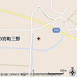 熊本県阿蘇市一の宮町三野1115周辺の地図