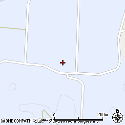 大分県豊後大野市緒方町鮒川1230-2周辺の地図
