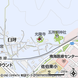 光隆寺周辺の地図