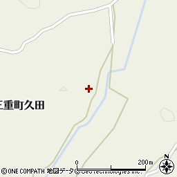 大分県豊後大野市三重町久田1794周辺の地図