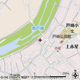 熊本県菊池市上赤星1185周辺の地図