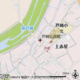 熊本県菊池市上赤星1179周辺の地図