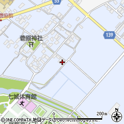 熊本県菊池市七城町甲佐町742-4周辺の地図