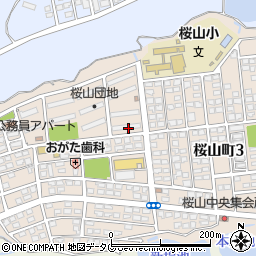熊本県荒尾市桜山町2丁目14周辺の地図