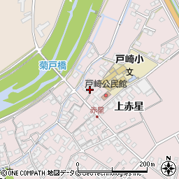 熊本県菊池市上赤星1158周辺の地図