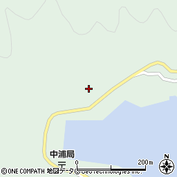 愛媛県南宇和郡愛南町中浦1533-1周辺の地図