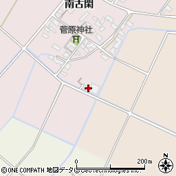 熊本県菊池市南古閑642周辺の地図