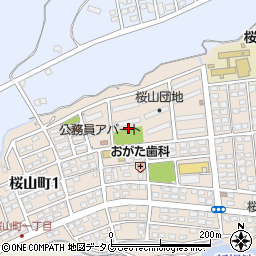 熊本県荒尾市桜山町2丁目21周辺の地図