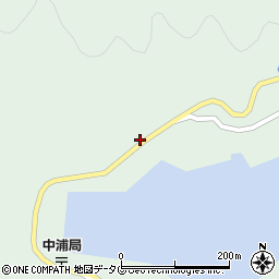 愛媛県南宇和郡愛南町中浦1552周辺の地図