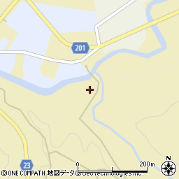 熊本県菊池市下河原2958周辺の地図