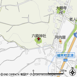熊本県熊本市北区植木町宮原1周辺の地図