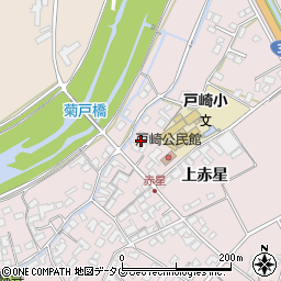 熊本県菊池市上赤星1177周辺の地図