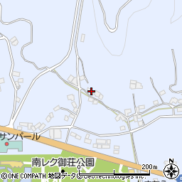 愛媛県南宇和郡愛南町御荘平城884周辺の地図
