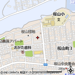 熊本県荒尾市桜山町2丁目15周辺の地図