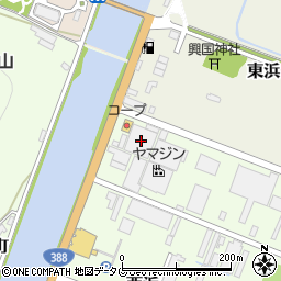 ヤマジン佐伯冷蔵倉庫周辺の地図