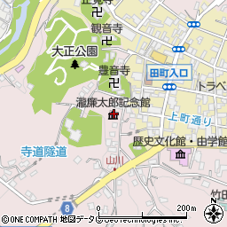 瀧廉太郎記念館周辺の地図