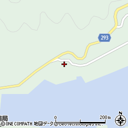 愛媛県南宇和郡愛南町中浦1572周辺の地図