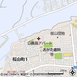 熊本県荒尾市桜山町2丁目23周辺の地図