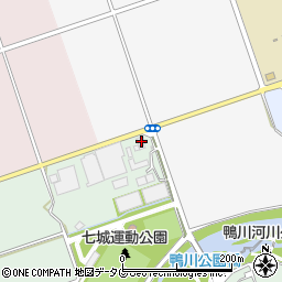 ＪＡ七城ＳＳ周辺の地図