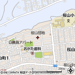 熊本県荒尾市桜山町2丁目19周辺の地図