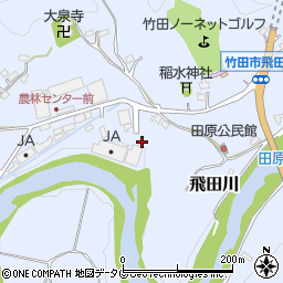 大分県竹田市飛田川1938周辺の地図