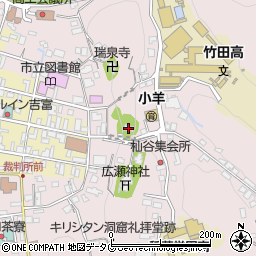 岡神社周辺の地図