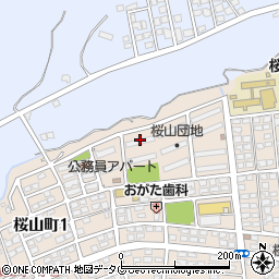熊本県荒尾市桜山町2丁目22周辺の地図