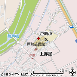 熊本県菊池市上赤星1170周辺の地図